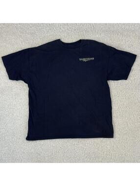 LandShark Lager Navy Blue Short Sleeve T-Shirt Margaritaville (size XL) #TM225